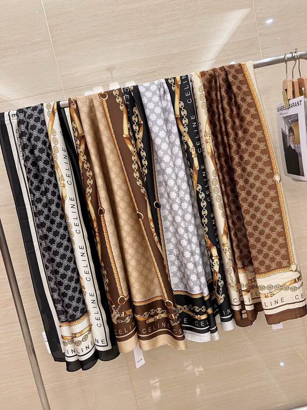 Celine silk scarf 180X90cm E030121